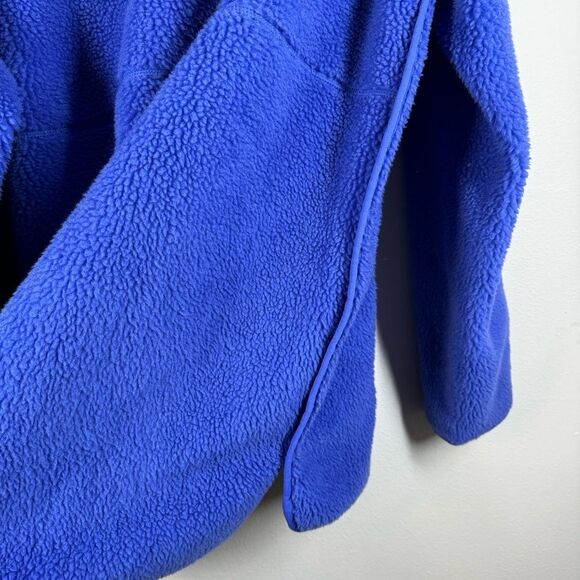 Nike Yoga Men’s Sherpa Pullover Sweatshirt Loose Fit Blue Activewear Size XL - Picture 7 of 9